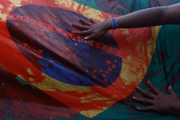Manifestação de povos originários no DF