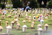 Segundo o cemitério, a conservação inclui limpeza das sepulturas e a substituição de peças danificadas, como adornos, revestimento e qualquer tipo de ornamentação