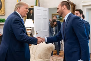 Trump e Eduardo Bolsonaro