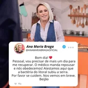 Ana Maria Braga revelou o seu diagnóstico nas redes sociais