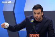 Pablo Marçal (PRTB) durante debate na terça-feira (17/9) 