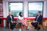 O governador do Rio de Janeiro, Cláudio Castro (PL), em entrevista ao Metrópoles
