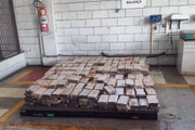 Cocaína apreendida pela Receita Federal em carga de café no Porto de Santos