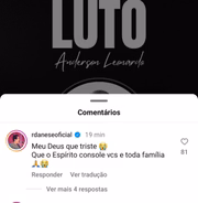 Famosos lamentam a morte de Anderson Leonardo, do Molejo
