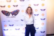 Andréa Beltrão durante a première do filme Invisíveis, de Bernardo Barreto, na Estação NET Botafogo, pelo Festival do Rio 2023