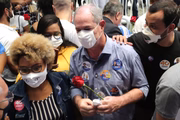 Ciro, em apoio a campanha do de Márcio França, em Sao Paulo