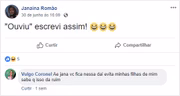 Nas redes sociais, a vítima chegou a ser ameaçada pelo ex-companheiro