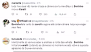 Usuários reclamam que as câmeras do BBB23 foram cortadas durante a treta entre Bruna Griphao e Ricardo e que não foi possível ver o tapa da atriz em Amanda