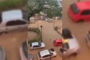 Pontos de alagamento por toda a cidade de Petrópolis
