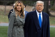 Ex-presidente dos EUA Donald Trump e sua esposa, Melania Trump