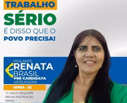 Renata Brasil se auto-intitula "a única vigilante presa política do Brasil"