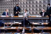 Sessão da CPI da Covid-19 