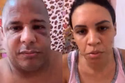 Marcelinho Carioca e a amiga Taís