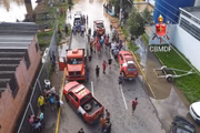 Moradores estão ilhados após tragédia no Sul 