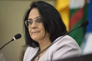 Ex-ministra da Mulher, da Família e dos Direitos Humanos, Damares Alves (PP), vai disputar uma vaga de senadora pelo Distrito Federal