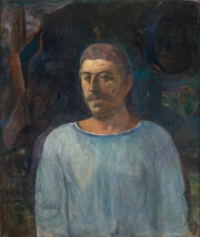 Autorretrato (perto do Gólgota), 1896, Paul Gauguin