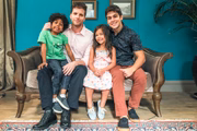 Mosquito (Ygor Marçal), Tarantino (Daniel Rangel), Nuno (Thiago Fragoso) e Queen (Alice Palmar)
