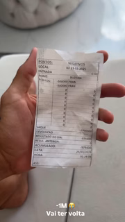 Buzeira mostrou a nota com o prejuízo no jogo