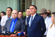 Governador reelito no Distrito Federal, Ibaneis Rocha, reclara apoio ao presidente Bolsonaro