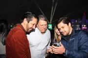 Nunes e Tarcísio confraternizam no festival