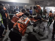Cena no Hospital Al-Shifa, o maior de Gaza