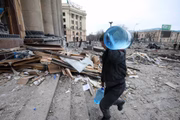 Ataque em Kharkiv, nordeste da Ucrânia