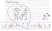 Dessa vez, desenhos dos filhos que mostram Gugu e Rose como uma família