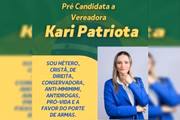 Kati Patriota: presa em ato antidemocrático em Brasília quer ser vereadora em Caxias do Sul (RS)