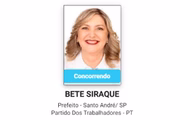 Bete Siraque, , candidata à prefeitura de Santo André, SP
