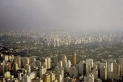 Poluição no bairro Jardins, em São Paulo