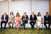 Lula, Janja e outros participantes de ato em memória do 8 de Janeiro