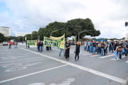 Servidores da PCDF se mobilizam no Eixo Monumental