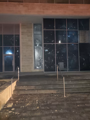 Cenas de destruição em Ashkelon