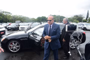 Marcelo de Carvalho, sócio da RedeTV!, compareceu ao velório