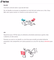 TikTok alerta usuários sobre risco de vídeos que podem causar risco aos usuários