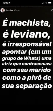 Leo Dias rebateu