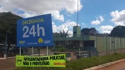 Sinpol espalhou faixas contra a reforma da Previdência em todas as delegacias do DF