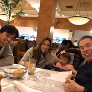 Silvio, a filha e o genro