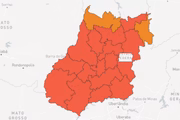 Na atualização desta semana, 16 regiões de Goiás continuam no nível mais crítico da pandemia, considerado calamidade. Ao todo, elas correspondem a 222 das 246 cidades goianas