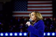 Kamala Harris discursando