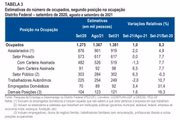 Estimativas do número de ocupados, segundo posição ocupada