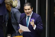O presidente da Câmara dos Deputados, Hugo Motta (Republicanos-PB)