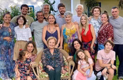 A família de Tarcísio Meira e Glória Menezes comemorou o Natal na fazenda