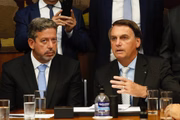Presidente Jair Bolsonaro e presidente da Câmara, Arthur Lira