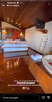 Ivy Moraes e Arthur Picoli fazem post em hotel e detalhe alerta a web