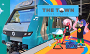 Imagem de divulgação do trem expresso para festival The Town