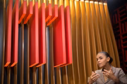 Marina Silva durante entrevista no estúdio do site Metrópoles