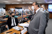 Omar Aziz e Randolfe Rodrigues