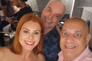 Nelson Albuquerque, Deborah Albuquerque e Bruno Salomão