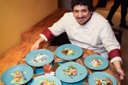 O chef Marco Espinoza e suas criações ao longo dos nove anos de casa